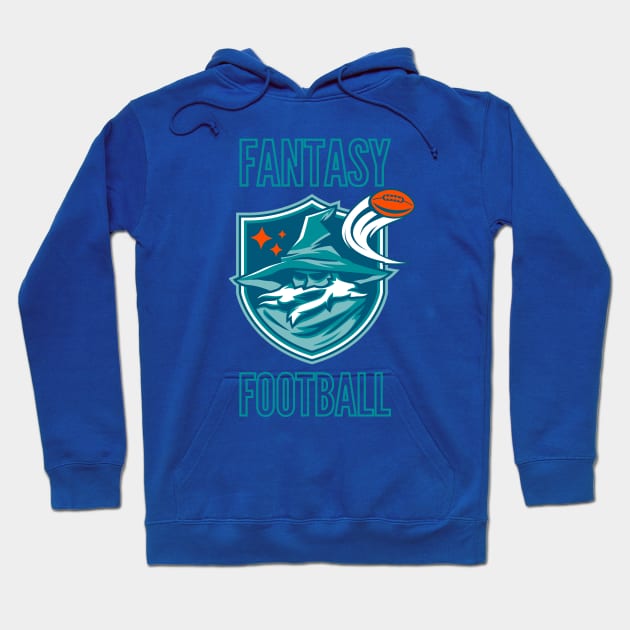 Fantasy Football (Miami) Hoodie by Pine Tree Tees